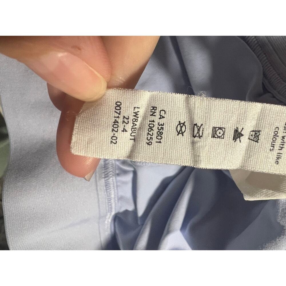 Lululemon Women's Court Rival High-Rise Skort Long Pastel Blue Athleisure SZ 10 - Picture 8 of 8